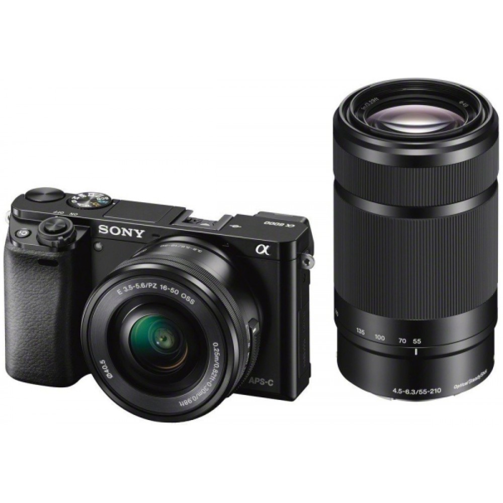 Купить SONY A6000 Kit 16-50 + 55-210 Black в Запорожье по Купить SONY A6000 Kit 16-50 + 55-210 Black в Запорожье по