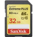 SDHC 32GB Extreme Plus Class 10 UHS 80MB/s