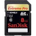 SDHC 8GB Extreme Pro Class 10 UHS-I 95MB/s
