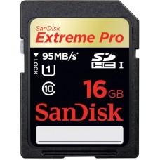 SDHC 16GB Extreme Pro Class 10 UHS-I 95MB/s